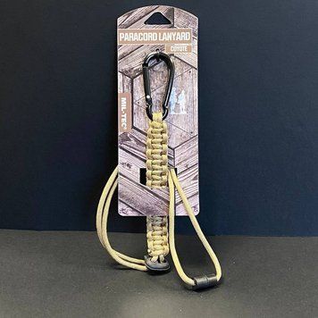 Ремінець з паракорда з карабіном Mil-Tec Койот PARACORD LANYARD COYOTE (15931505) 15931505 фото