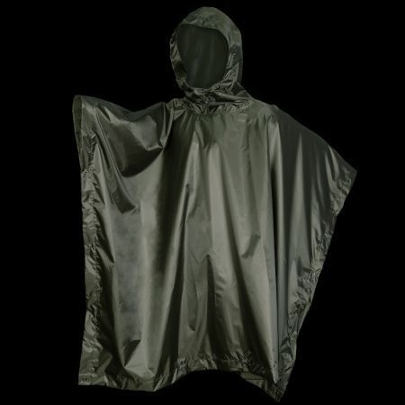 Пончо тактичне Mil-Tec One size Олива Плащ-палатка RipStop PONCHO PE R/S 780GR. OLIV (10630001) 10630001 фото