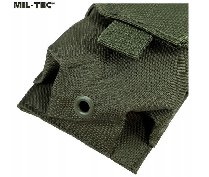 Підсумок для магазину М4/М16/АК/AR15 Олива Mil-Tec MAG.TASCHE M4/M16 SINGLE OLIV (13496501) 13496501 фото