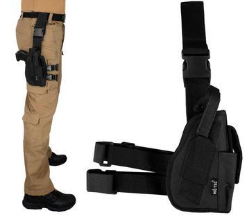Кобура для пістолета Mil-Tec Чорна TIEFZIEHHOLSTER RECHTS (16140002) 16140002 фото