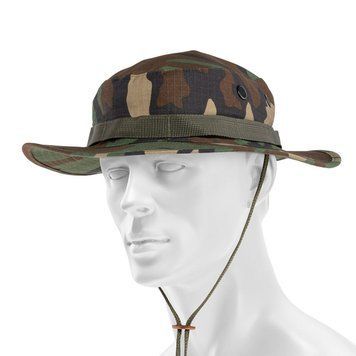 Панама тактична Mil-Tec Cotton Ripstop Hat S Woodland (12325020-902-S) 12325020-902-S фото