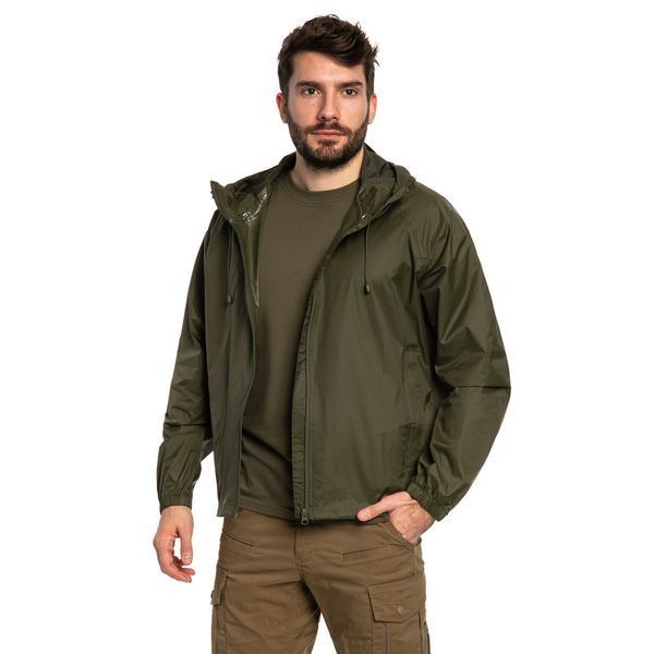 Куртка тактична Mil-Tec водонепроникна Wet Weather Jacket Quickpack M Olive (10625401-903-M) 10625401-903 фото