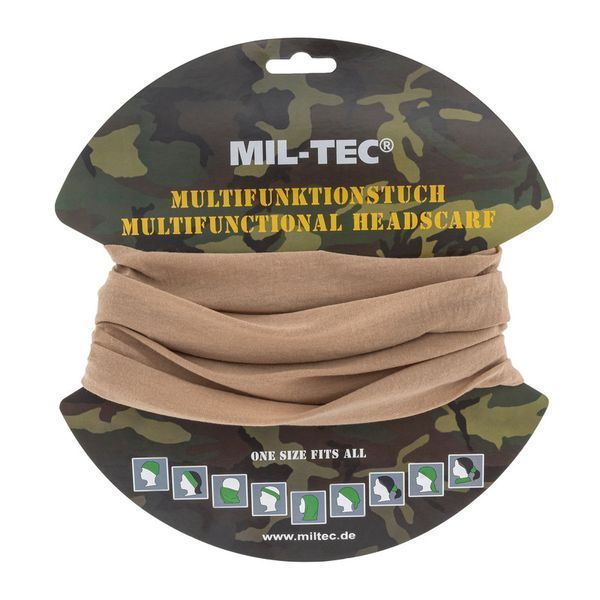 Головний убір багатофункціональний Баф Койот Mil-Tec Multi Function Headgear Coyote (12216005) 12216005 фото