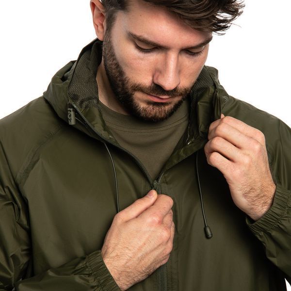 Куртка тактична Mil-Tec водонепроникна Wet Weather Jacket Quickpack M Olive (10625401-903-M) 10625401-903 фото