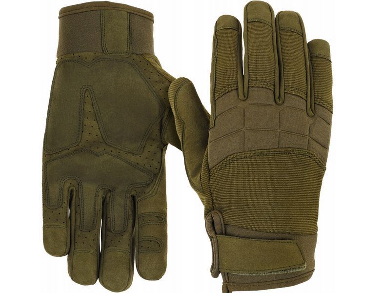 Рукавиці штурмові 2XL Олива Mil-Tec ASSAULT GLOVES 2XL OLIV (12519501-906-2XL) 12519501-906-2XL фото