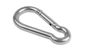 Карабін тактичний Mil-Tec нержавіюча сталь 6см Stainless Steel Carabiner (15924060) 15924060 фото