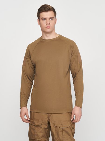 Сорочка Mil-Tec швидкосохнуча M Tactical Quick-dry Langarmshirt Coyote (11082019-903-M) 11082019-903-M фото