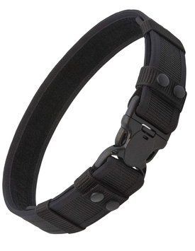 Ремінь тактичний Mil-Tec Lock System Швидке знімання Fastex 110см Чорний SCHNELLVERS.50MM SCHW. (16253002-110) 16253002-110 фото