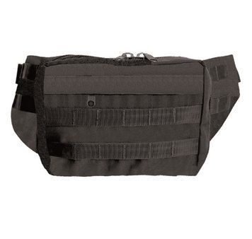 Сумка поясна з вбудованою кобурою тактична чорна Mil-Tec PISTOLEN HIP BAG SCHWARZ (16149002) 16149002 фото