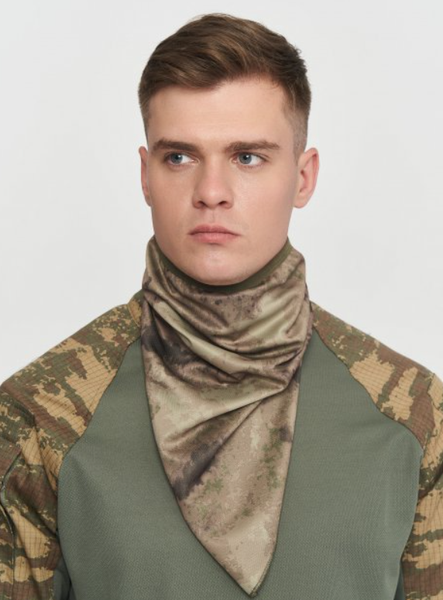 Шарф-маска Баф тактичний Mil-tec One Size FACE SCARF MIL-TACS FG (12621059) 12621059 фото