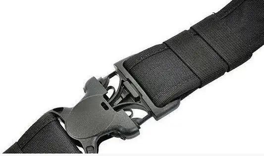 Ремінь тактичний Mil-Tec Lock System Швидке знімання Fastex 110см Чорний SCHNELLVERS.50MM SCHW. (16253002-110) 16253002-110 фото