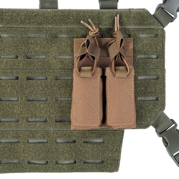 Підсумок Mil-Tec 2 магазини пістолета Pouch with Hook&Loop Backside Coyote (13495819) 13495819 фото