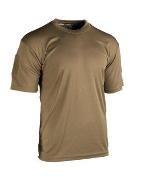 Футболка Mil-Tec швидкосохнуча L Quick Dry T-shirt Coyote (11081019-904-L) 11081019-904-L фото