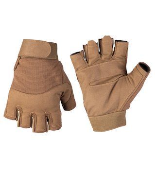 Рукавиці тактичні Mil-Tec Короткопалі XL Койот ARMY FINGERLINGE DARK COYOTE (12538519-905-XL) 12538519-905-XL фото