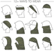 Головний убір багатофункціональний Mil-Tec Баф Чорно-Білий MULTI FUNCTION HEADGEAR URBAN (12216022) 12216022 фото 3