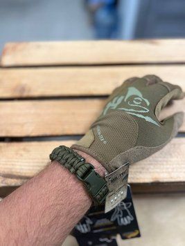 Браслет з Паракорду L 15мм Олива Mil-Tec PARA ARMBAND KST.-SCHLIESSE OLIV (16370101-904-L) 16370101-904-L фото