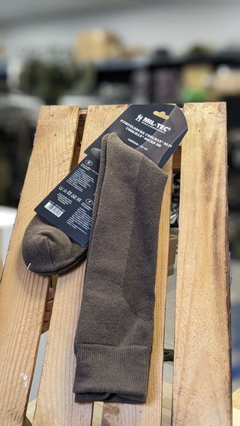 Шкарпетки тактичні високі Гольфи 46-48р. Олива Mil-Tec Кулмакс (3 seasons) STIEFELSOCKE COOLMAX 46-48 OLIV (13013001-46-48) 13013001-46-48 фото