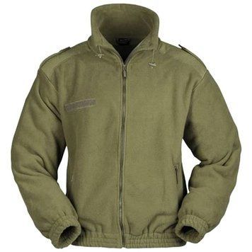 Куртка тактична Mil-Tec фліска кофта Fleece M Olive (10856001-903-M) 10856001-903 фото