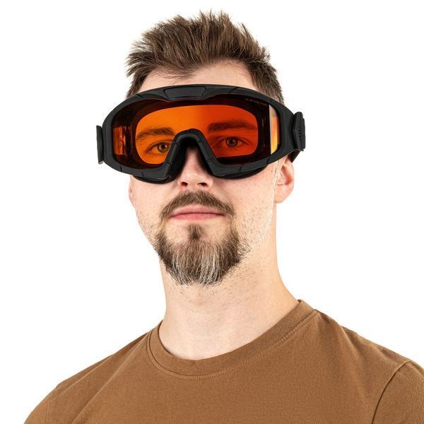 Тактичні окуляри-маска SWISS EYE&reg; балістичні з діоптричною вставкою Safety Goggles Black (15623202) 15623202 фото