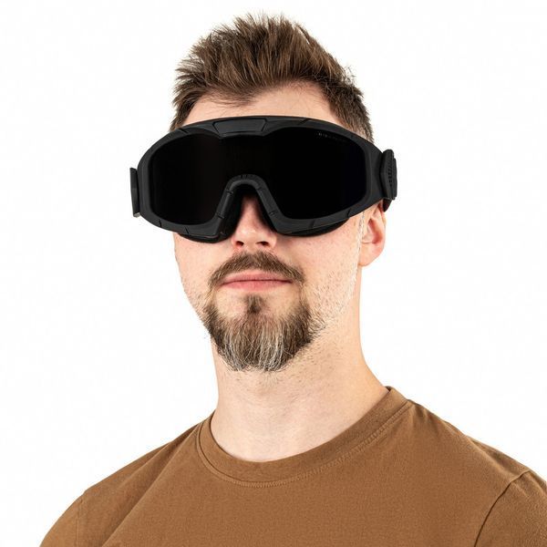 Тактичні окуляри-маска SWISS EYE&reg; балістичні з діоптричною вставкою Safety Goggles Black (15623202) 15623202 фото