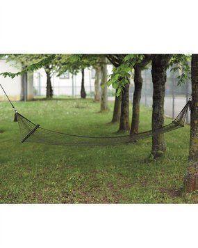 Гамак тактичний Mil-Tec 180 х 80 з дерев'яними поперечинами Hammock with spreader bars Olive (14442000) 14442000 фото