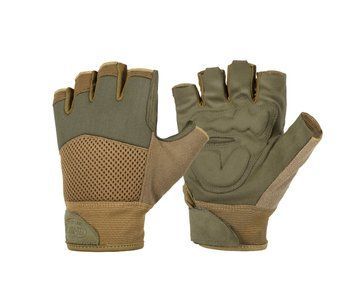 Рукавиці тактичні Helikon-Tex Короткопалі M Олива-Койот Half Finger Mk2 Gloves - Olive Green / Coyote A (RK-HF2-NE-0211A-B04-M) RK-HF2-NE-0211A-B04-M фото