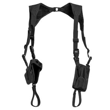 Кобура Mil-Tec із шлейками Harness Holster One size Black (16131002) 16131002 фото