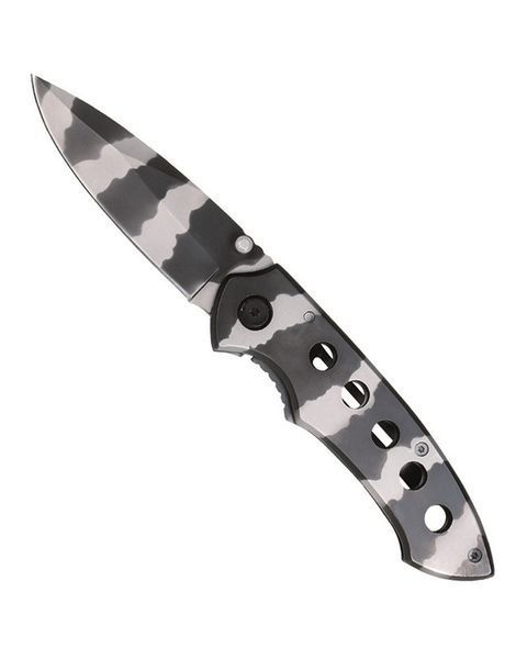Ніж тактичний Mil-Tec Складний Бойовий Камуфляж EINHANDMESSER M.CLIP TARN (15304000) 15304000 фото