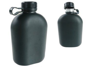 Фляга тактична Mil-Tec Алюмінієва 950мл Army canteen Professional Olive (14511000-950) 14511000-950 фото