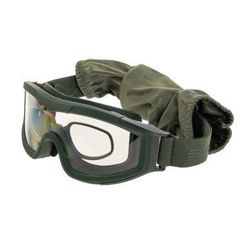 Тактичні окуляри-маска SWISS EYE&reg; балістичні з діоптричною вставкою Safety Goggles Olive (15623001) 15623001 фото
