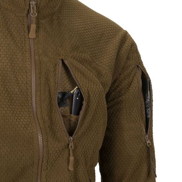 Куртка тактична Helikon-Tex флісова Alpha Tactical Jacket Grid Fleece M Coyote (BL-ALT-FG-11-B04-M) BL-ALT-FG-11-B04-M фото