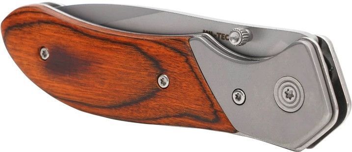 Ніж тактичний Mil-Tec Складний Дерев'яна ручка EINHANDMESSER M.HOLZGRIFF (15315000) 15315000 фото