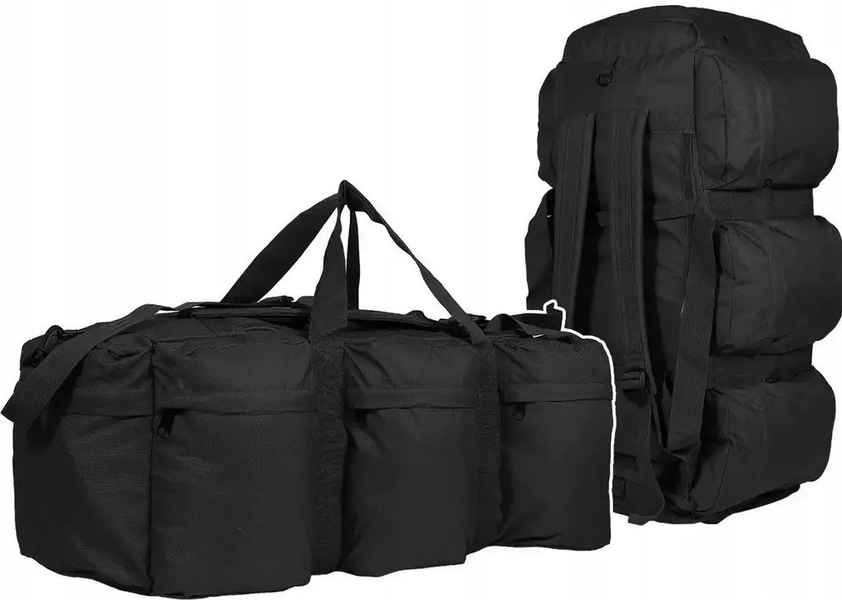 Сумка тактична Mil-Tec Combat Duffle Bag Tap 98 Black (13846002-98) 13846002-98 фото