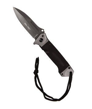 Ніж тактичний Mil-Tec Складний DA35 Чорний TASCHENMESSER DA35 SCHWARZ (15344502) 15344502 фото
