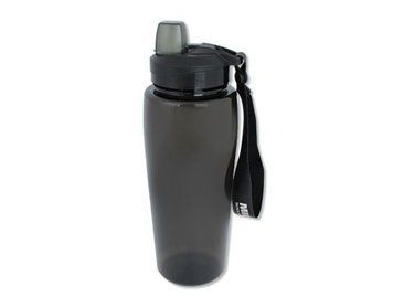 Пляшка для води Mil-Tec Bottle transparent Black 600мл (14519702-600) 14519702-600 фото