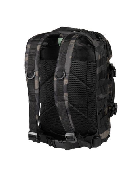 Рюкзак тактичний Mil-Tec 36Л Чорний камуфляж US ASSAULT PACK LG DARK CAMO (14002280-36) 14002280-36 фото