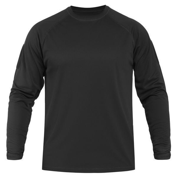 Сорочка Mil-Tec швидкосохнуча Tactical Quick-dry Langarmshirt L Black (11082002-904-L) 11082002-904 фото