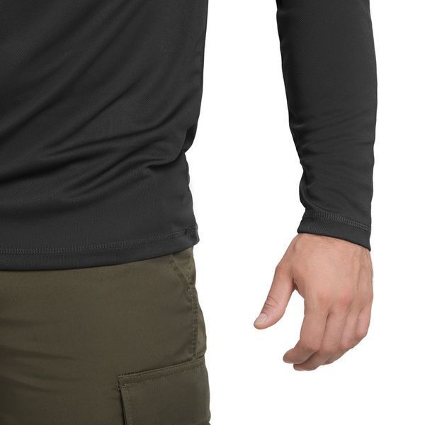 Сорочка Mil-Tec швидкосохнуча Tactical Quick-dry Langarmshirt L Black (11082002-904-L) 11082002-904 фото