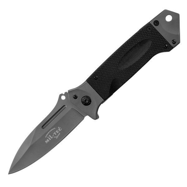 Ніж тактичний Mil-Tec Складний DA35 Чорний TASCHENMESSER DA35 SCHWARZ (15344502) 15344502 фото